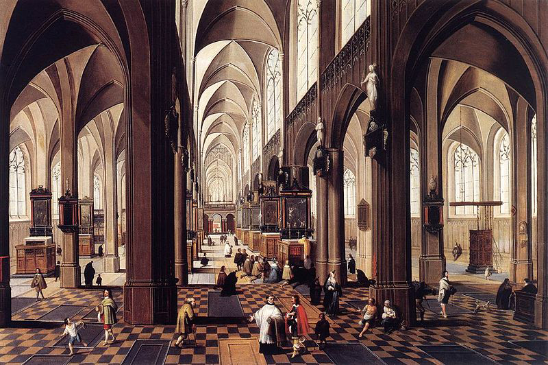 Interior of Antwerp Cathedral